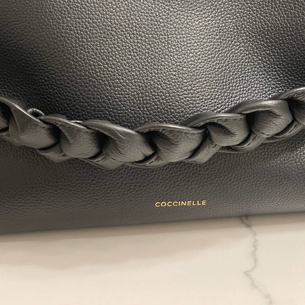 Coccinelle Boheme Black Leather Bag